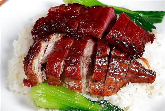 隆红秘制烧鸭饭