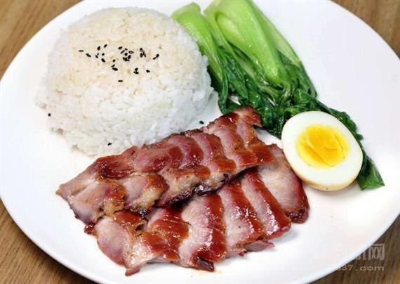 隆红秘制烧鸭饭