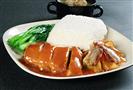 隆红秘制烧鸭饭