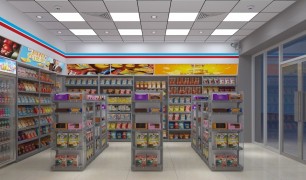 一百分便利店標(biāo)準(zhǔn)店樣板