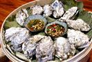 蚝魁竹笼蒸生蚝