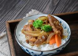 小辉煎の牛肉饭