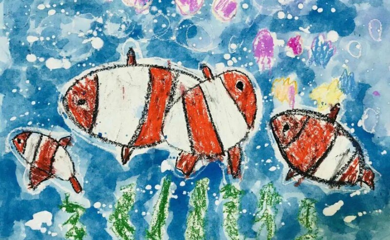 多彩鱼儿童美术教育