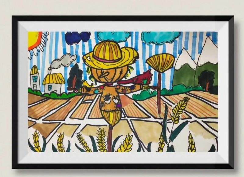 稻草人少兒美術