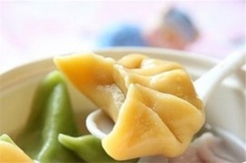 彩色水饺