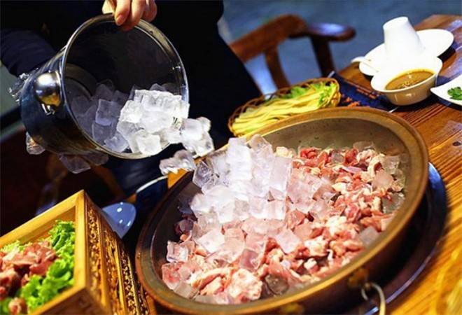 冰煮羊火锅