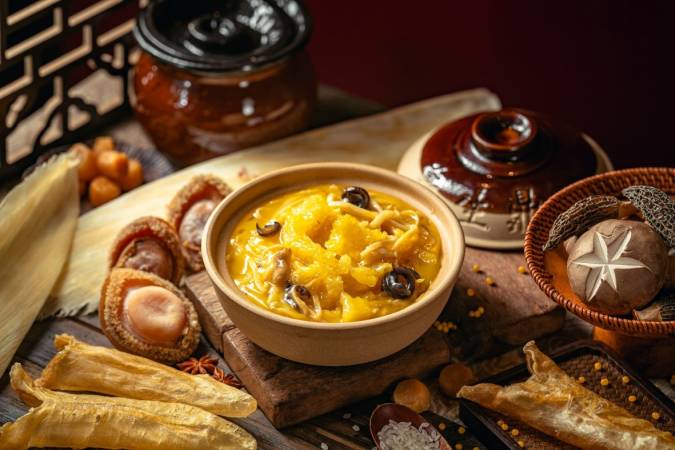 养生鼎鲍汁捞饭