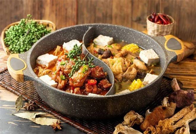 豆小涮藤椒豆花鸡