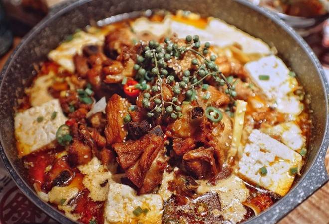 豆小涮藤椒豆花鸡