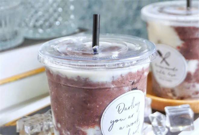 微小甜豆沙牛乳