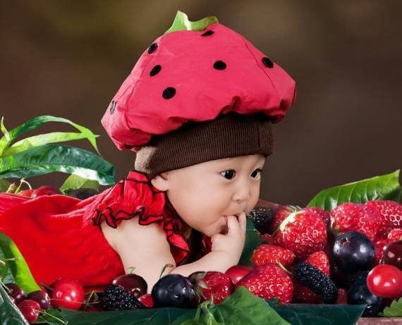 娃娃菜儿童摄影