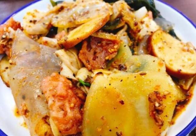 一炸二拌炸串拌饼