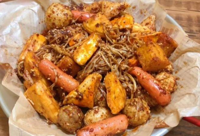 一炸二拌炸串拌饼