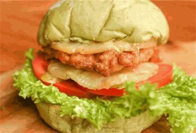 饱食节炸鸡汉堡