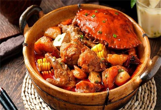 觅蟹肉蟹煲