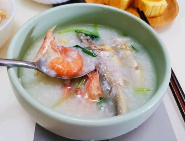 虾龙蟹凤海鲜粥