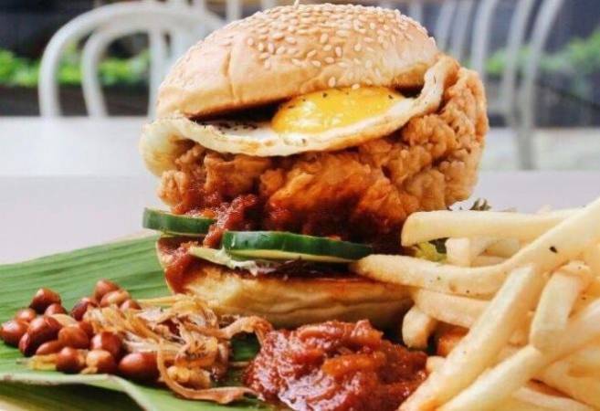 小怪兽家汉堡炸鸡