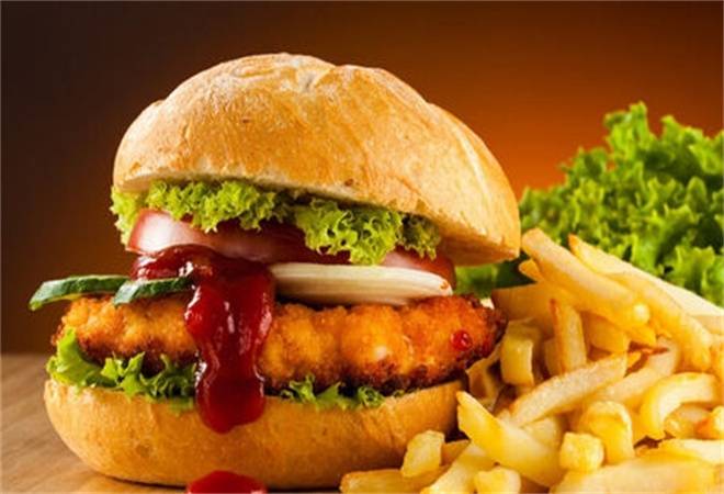 猫力士炸鸡汉堡