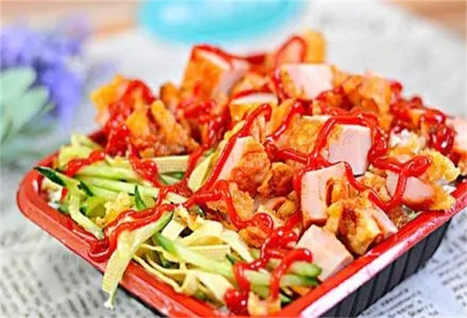 小麗炸雞烤肉拌飯