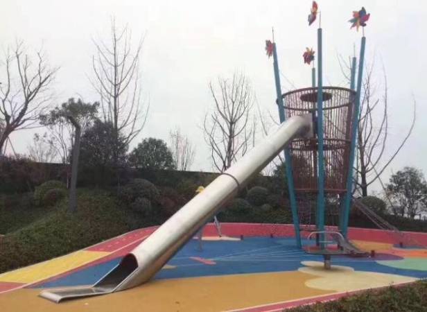 户外不锈钢滑梯