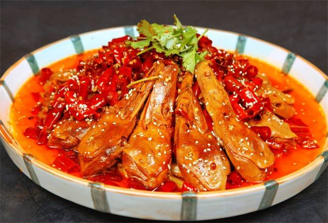 香辣鸭头