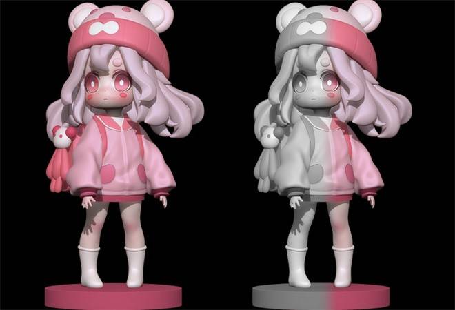 3d手办打印人像手办