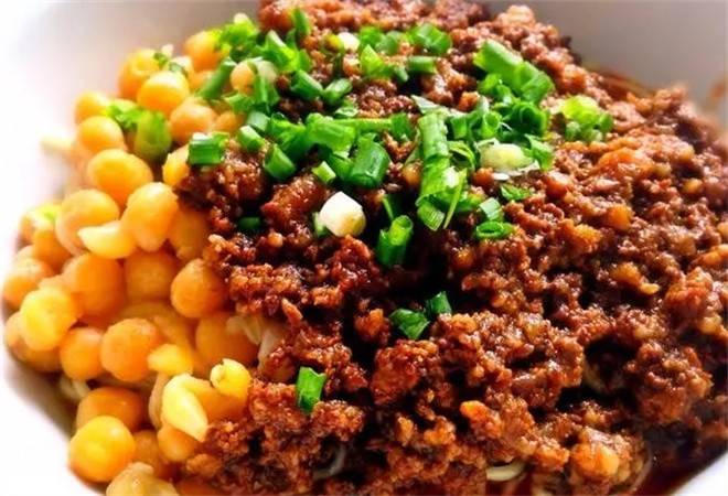 豌豆干杂面