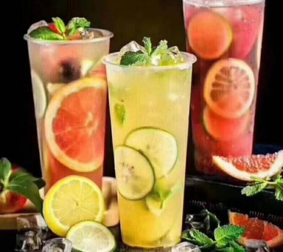 水果鲜奶茶