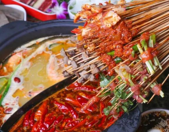 捞格牛肉串串火锅