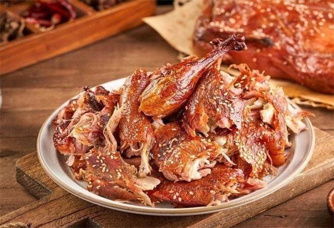 食夫指手撕烤鸭