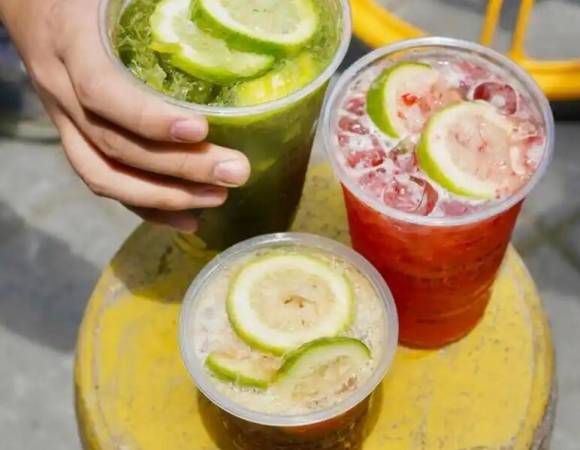 柠巨力手打柠檬茶