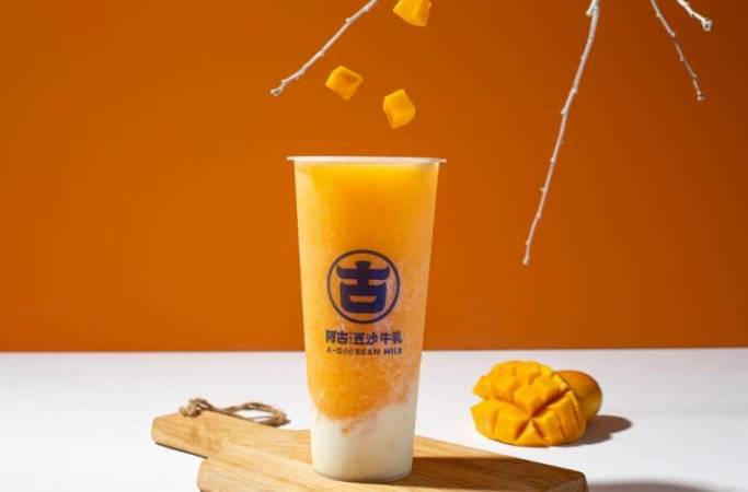 古阿古豆沙牛乳