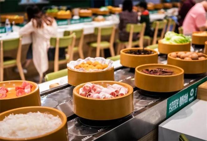 福上锅自助旋转小火锅