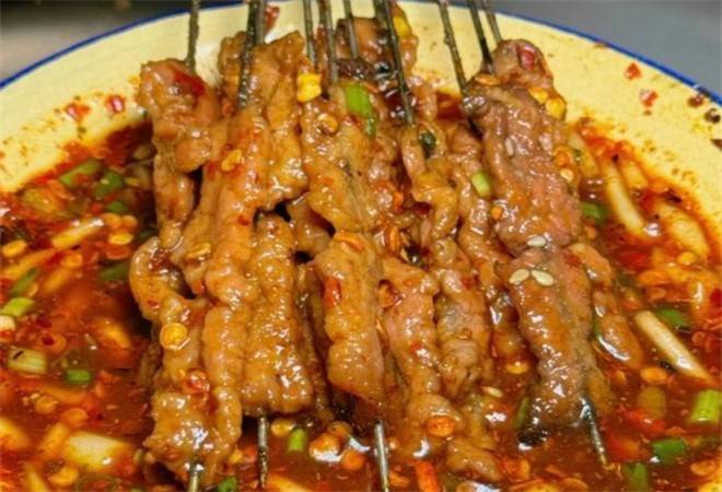 黔仙人酱爆铁签烤牛肉