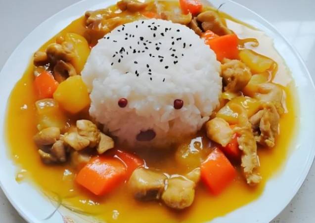 咖喱鸡肉饭