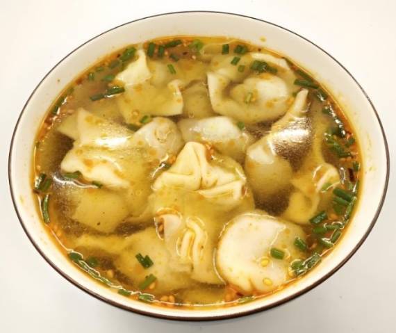 上海青猪肉馄饨