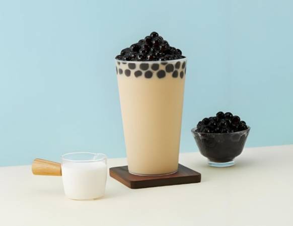 栗椿黑糖珍珠牛乳茶