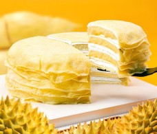 榴心仙榴蓮千層蛋糕