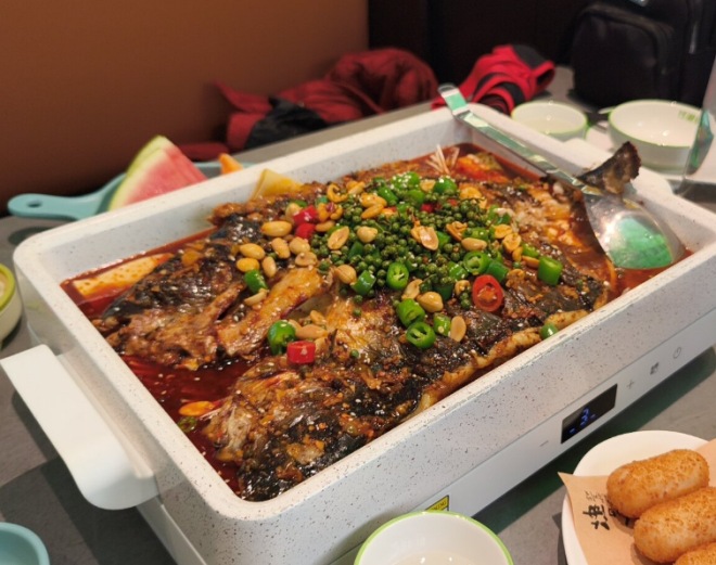 錢椒椒鮮椒烤魚