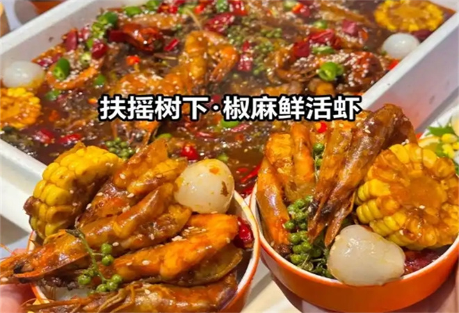 扶搖樹下椒麻鮮活蝦加盟