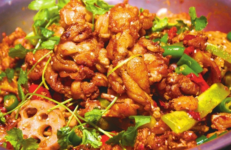 荀云春干鍋涮豬肉