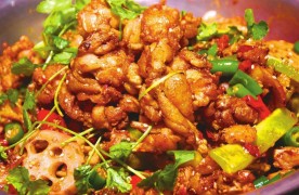 荀云春干鍋涮豬肉