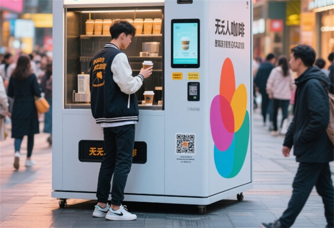 无人咖啡现磨售卖机 无人咖啡现磨售卖机
