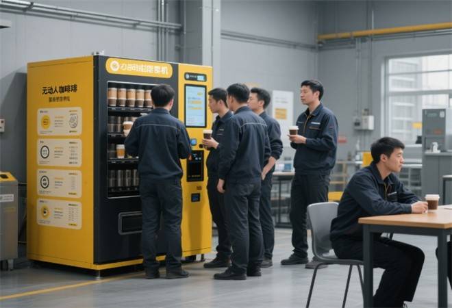 无人咖啡现磨售卖机