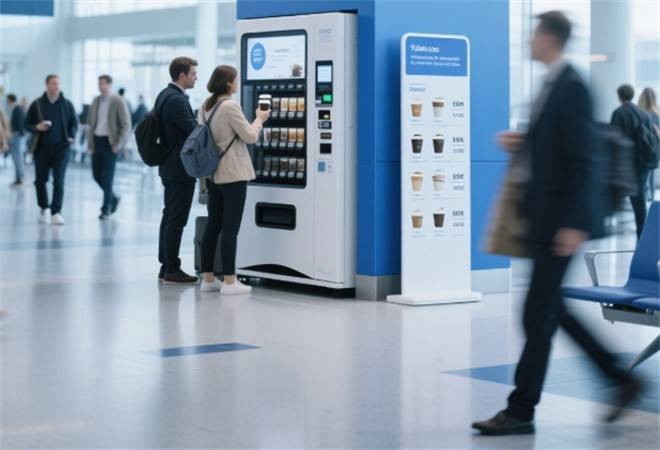 无人咖啡现磨售卖机