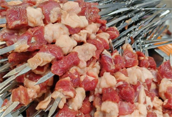 恭喜鸽鲜羊肉串
