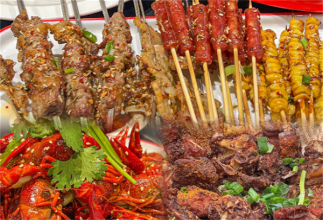 冲三毛烧烤龙虾