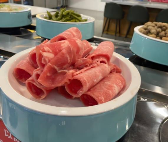 不见不散旋转小火锅