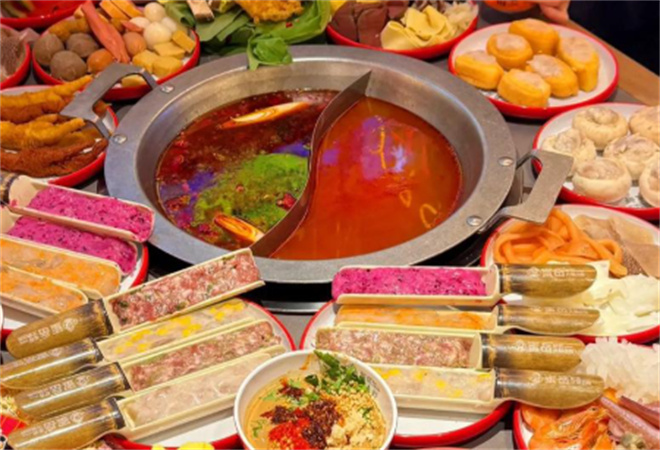 次姐現(xiàn)打蝦滑自助老火鍋