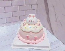 輕甜城堡生日蛋糕